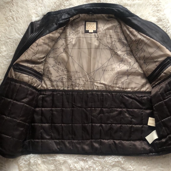 Jos. A. Bank Brown Leather Jacket - Picture 15 of 15